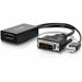 C2G DVI to DisplayPort Adapter Converter - DisplayPort/DVI/USB A/V Cable for Video Device, Projector, Monitor, Graphics Card - First End: 1 x USB Type A - Male, 1 x DVI-D (Dual-Link) Digital Video - Male - Second End: 1 x DisplayPort Digital Audio/Video -