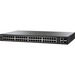 Cisco 50-Port Gigabit Smart Plus Switch - 50 Ports - Manageable - 10/100/1000Base-T, 1000Base-X - Refurbished - 2 Layer Supported - Modular - 2 SFP Slots - 39.90 W Power Consumption - Twisted Pair, Optical Fiber - 1U - Rack-mountable, Wall Mountable, Desk