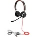 Jabra EVOLVE 40 UC SME Headset - Stereo - Mini-phone (3.5mm) - Wired - Over-the-head - Binaural - Supra-aural - Noise Canceling