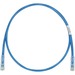 Panduit Cat.6 UTP Patch Network Cable - 55 ft Category 6 Network Cable for Network Device - First End: RJ-45 Network - Male - Second End: RJ-45 Network - Male - Patch Cable - 24 AWG - Blue