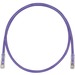 Panduit Cat.6 U/UTP Patch Network Cable - 6.56 ft Category 6 Network Cable for Network Device - First End: 1 x RJ-45 Network - Male - Second End: 1 x RJ-45 Network - Male - Patch Cable - 24 AWG - Clear, Violet - 1