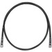 Panduit Cat.6 U/UTP Patch Network Cable - 18.04 ft Category 6 Network Cable for Network Device - First End: 1 x RJ-45 Network - Male - Second End: 1 x RJ-45 Network - Male - Patch Cable - 24 AWG - Clear, Black - 1