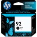 HP 92 Original Ink Cartridge - Single Pack - Inkjet - 220 Pages - Black - 1 Each