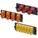 Panduit Keyed LC Fiber Adapter Panel - 6 Port(s) - 6 x Duplex - Black, Green - Wall Mountable, Rack-mountable