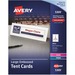 Avery� Printable Large Tent Cards, Embossed, Two-Sided Printing, 3-1/2" x 11" , 50 Cards - 97 Brightness - 3 1/2" (88.90 mm) x 11" (279.40 mm) - 65 lb (29483.50 g) Basis Weight - 176 g/m� Grammage - Embossed, Printable, Micro Perforated, Jam-free