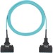 Panduit QuickNet Fiber Optic Trunk Network Cable - 14.99 ft Fiber Optic Network Cable - First End: 1 x LC Network - Male - Second End: 1 x LC Network - Male - Trunk Cable - 50/125 µm - Aqua