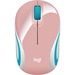 Logitech Wireless Mini Mouse M187 - Optical - Wireless - Radio Frequency - Blossom - USB - 1000 dpi - Scroll Wheel - 3 Button(s)