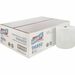 Genuine Joe Solutions Solutions 850' Hardwound Paper Towels - 1 Ply - 7" x 850 ft - White - Embossed, Absorbent - 390 / Pallet