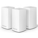 Linksys Velop Intelligent Mesh WiFi System- 3-Pack White (AC1300) - 2.40 GHz ISM Band - 5 GHz UNII Band(3 x Internal) - 162.50 MB/s Wireless Speed - 2 x Broadband Port - Gigabit Ethernet