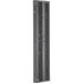 Panduit Dual Sided Manager - Vertical Cable Manager - Black - 1 Pack - 42U Rack Height - Steel, Acrylonitrile Butadiene Styrene (ABS)