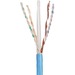 Panduit Cat.6 UTP Network Cable - 1000 ft Category 6 Network Cable - First End: Bare Wire - Second End: Bare Wire - Blue - 100