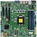 Supermicro X11SCL-F Server Motherboard - Intel C242 Chipset - Socket H4 LGA-1151 - Micro ATX - 128 GB DDR4 SDRAM Maximum RAM - UDIMM, DIMM - 4 x Memory Slots - Gigabit Ethernet - 6 x SATA Interfaces