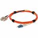 AddOn 15m LC (Male) to SC (Male) Orange OM1 & OS1 Duplex Fiber Mode Conditioning Cable (2XSC 62.5/125 TO 1XLC 62.5/125 & 1XLC 9/125) - 100% compatible and guaranteed to work