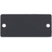 Kramer Wall Plate Insert - Blank Slot Cover Plate - Black - 0.9" Height - 2" Width - 0.1" Depth