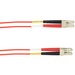 Black Box Fiber Optic Duplex Patch Network Cable - 328.08 ft Fiber Optic Network Cable for Network Device - First End: 2 x LC Network - Male - Second End: 2 x LC Network - Male - Patch Cable - 62.5 µm - Red