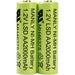 Socket Mobile AA NiMH Batteries for SocketScan S700/S730/S740/S760 - 10 Pair - For Barcode Scanner - AA - 2000 mAh - 1.2 V DC - 20