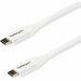StarTech.com 2m 6 ft USB C to USB C Cable w/ 5A PD - M/M - White - USB 2.0 - USB-IF Certified - USB Type C Cable - USB C Charging Cable - USB C PD Cable - Power USB Type-C devices - 2m USB C to USB C Cable - 2 m USB Type C Cable - 6ft USB C Charging Cable