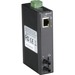 Black Box Transceiver/Media Converter - 1 x Network (RJ-45) - 1 x ST Ports - DuplexST Port - Single-mode - Fast Ethernet - 10/100Base-T - 12.43 Mile - Power Supply - Rail-mountable - TAA Compliant