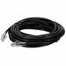 AddOn 25ft RJ-45 (Male) to RJ-45 (Male) Black Clear-Claw Booted, Snagless Cat6A UTP PVC Copper Patch Cable - 100% compatible and guaranteed to work