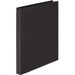 ACCO Ring Professional Clean View Poly Presentation Binders Black - 1/2" Binder Capacity - Letter - 8 1/2" x 11" Sheet Size - 100 Sheet Capacity - Poly - Black - 173.9 g - 1 Each