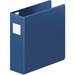 Wilson Jones Professional ENVI Single Touch D-Ring Blue - 4" Binder Capacity - 780 Sheet Capacity - D-Ring Fastener(s) - Blue - 899.5 g - Locking Ring, Gap-free Ring, Label Holder, Spine Label - 1 Each