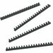 Swingline GBC CombBind Binding Spines - 19-hole Black 100 pieces - 0.8" (19.1 mm) Maximum Capacity - 160 x Sheet Capacity - For Letter 8 1/2" (215.90 mm) x 11" (279.40 mm) Sheet - Black - Plastic - 100 / Box