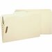 Business Source 1/3 Tab Cut Legal Recycled Fastener Folder - 8 1/2" x 14" - 2 Fastener(s) - 10% Recycled - 50 / Box