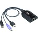 ATEN USB HDMI Virtual Media KVM Adapter Cable-TAA Compliant - Server Interface Module for Server, KVM Switch - First End: 1 x RJ-45 Network - Female - Second End: 2 x USB Type A - Male, 1 x HDMI Digital Audio/Video - Male - Supports up to 1920 x 1200 - 1