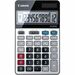 Canon HS-20TSC Simple Calculator - Rounding Selector, Decimal Point Selector Switch, Currency Converter, Backspace Key, Double Zero, Angled Display, Kickstand, Dual Power - 12 Digits - LCD - Battery/Solar Powered - 1" (26 mm) Height x 4.3" (108 mm) Width 