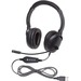 Califone NeoTech Plus 1017MUSB Headset - Stereo - USB - Wired - 32 Ohm - 20 Hz - 20 kHz - Over-the-head - Binaural - Circumaural - 6 ft Cable - Noise Reduction, Electret, Condenser, Uni-directional Microphone - Black