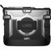 Urban Armor Gear Plasma Carrying Case for 10.5" Microsoft Surface Go, Surface Go 2, Surface Go 3 Tablet, Keyboard, Stylus - Ice, Translucent - Drop Resistant, Impact Resistant Corner - Polycarbonate, Thermoplastic Polyurethane (TPU) Body - Hand Strap, Sho