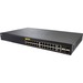 Cisco SG350-28P 28-Port Gigabit PoE Managed Switch - 26 Ports - Manageable - Gigabit Ethernet - 10/100/1000Base-TX, 1000Base-X - Refurbished - 3 Layer Supported - Modular - 4 SFP Slots - 36.90 W Power Consumption - Optical Fiber, Twisted Pair - 1U - Deskt