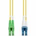AddOn 15m ALC (Male) to LC (Male) Yellow OS2 Duplex Fiber OFNR (Riser-Rated) Patch Cable - 100% compatible and guaranteed to work