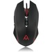 Adesso Multi-Color 7-Button Programmable Gaming Mouse - Optical - Black, Red - 3200 dpi - Scroll Wheel - 7 Button(s) - Symmetrical