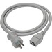 Eaton Tripp Lite Series Hospital-Grade Power Cord, NEMA 5-20P to C19 - Heavy-Duty, Green Dot, 20A, 125V, 12 AWG, 6 ft. (1.83 m), Gray - For Server, Transformer, Medical Equipment, Power Strip - 125 V AC Voltage Rating - 20 A Current Rating - Gray