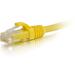 C2G 1ft Cat6 Unshielded Ethernet Cable - Cat 6 Network Patch Cable - Yellow - 1 ft Category 6 Network Cable - First End: 1 x RJ-45 - Male - Second End: 1 x RJ-45 - Male - Patch Cable - Yellow