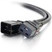 C2G Standard Power Cord - For Switch, Server - 250 V AC / 15 A - Black - 6 ft Cord Length - IEC 60320 C19 / IEC 60320 C20 - TAA Compliant