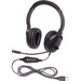 Califone NeoTech Plus 1017MUSB Headset - USB 2.0 - Wired - 32 Ohm - 20 Hz - 20 kHz - Over-the-head - Circumaural - 6 ft Cable - Uni-directional, Electret Microphone - Black Matte