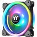 Thermaltake Riing Trio 12 RGB Radiator Fan TT Premium Edition - 4.72" Maximum Fan Diameter - 307.7 gal/min Maximum Airflow - 1500 rpm - Hydraulic Bearing - 9-pin USB 2.0 - RGB LED - Case - 4.6 Year Life