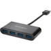 Kensington UH4000 USB 3.0 4-Port Hub - USB Type A - External - 4 USB Port(s) - 4 USB 3.0 Port(s) - PC, Mac