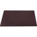 SIIG Large Artificial Leather Smooth Desk Mat Protector - Dark Brown - Rectangle - 22" Width x 0.1" Depth - Artificial Leather - Dark Brown