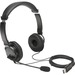 Kensington USB-A Headphones with Mic - Stereo - USB Type A - Wired - Over-the-head - Binaural - Supra-aural - 6 ft Cable - Noise Cancelling Microphone