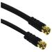 C2G 6ft Value Series F-Type RG6 Coaxial Video Cable - F Connector Male - F Connector Male - 6ft - Black