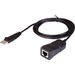ATEN USB to RJ-45 (RS-232) Console Adapter - USB Type A - 1 Port(s) - 1 - Twisted Pair - Desktop