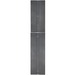Panduit PatchRunner 2 End Panel - Steel - Black - 45U Rack Height - 1 - 83.9" Height x 16.5" Width x 1.5" Depth