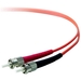 Belkin Duplex Fiber Optic Patch Cable - ST Male - ST Male - 32.81ft
