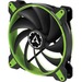 Arctic Cooling Gaming Fan with PWM PST - 1 Pack - 5.51" Maximum Fan Diameter - 778 gal/min Maximum Airflow - 1800 rpm - Fluid Dynamic Bearing, Hydro Dynamic Bearing - 4-pin PWM - 1 pc(s) - Case, Motherboard