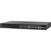 Cisco SG350X-24 Layer 3 Switch - 24 Ports - Manageable - Gigabit Ethernet - 10/100/1000Base-T - Refurbished - 3 Layer Supported - Modular - Twisted Pair, Optical Fiber