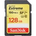 SanDisk Extreme 128 GB UHS-I SDHC - 150 MB/s Read - 70 MB/s Write - Lifetime Warranty