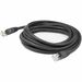 AddOn 10ft RJ-45 (Male) to RJ-45 (Male) Black Cat6A Shielded FTP PVC Copper Patch Cable - 100% compatible and guaranteed to work